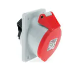 32 Amp 4 Pin Panel Mounting Socket Outlet Angled Neptune Bals Splash Proof IP-44 1233 product12