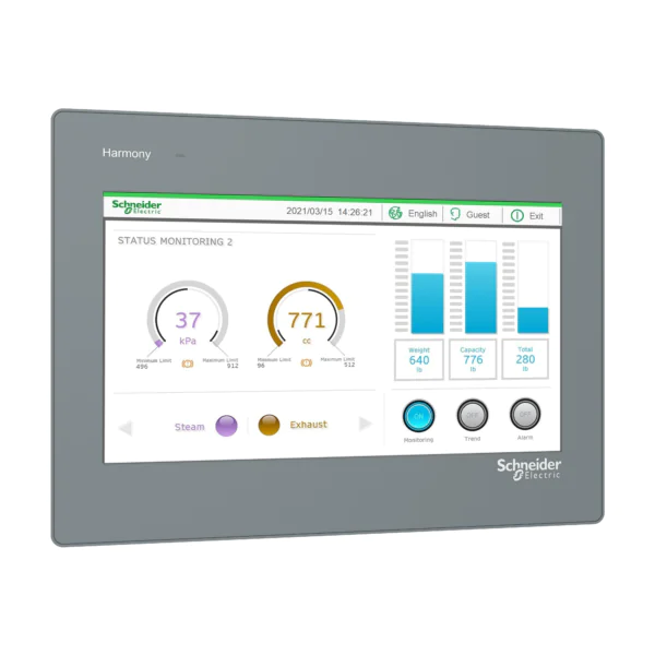 HMIET6500 10 W Easy Touch Panel, Ethernet model Schneider Electric et6 cp20014 screen 4000