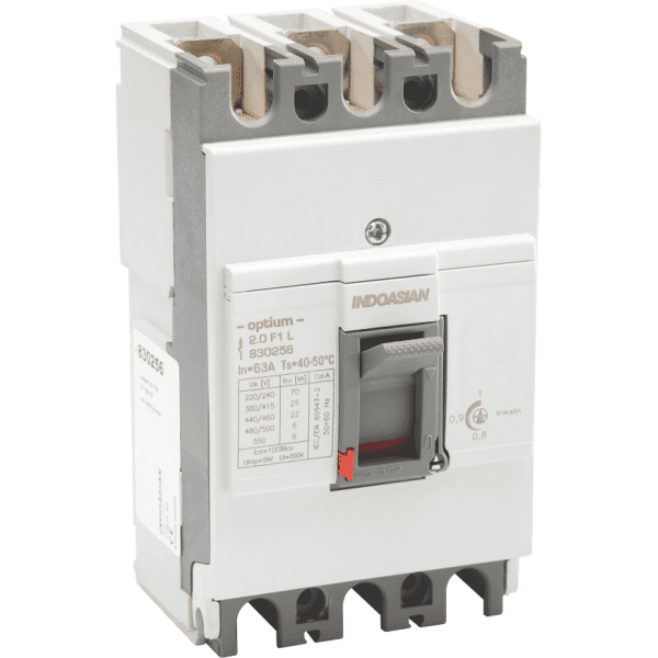 80A 4P 25KA TM Optium 2.0 Adj F1 MCCB Indoasian Image