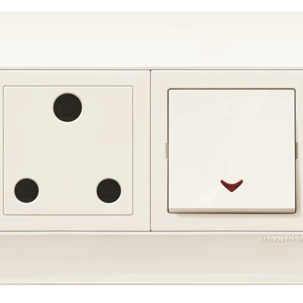 6A Bell Push With Indicator 1M Indoasian Image