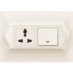 Glint Modular Plate White 4M Indoasian Image