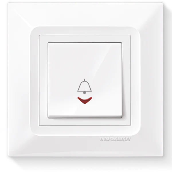 6A Bell push with indicator Indoasian Image