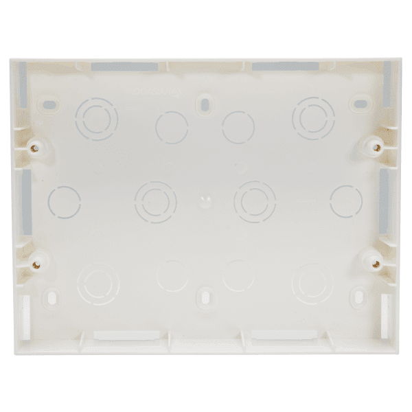 Plastic Surface Box- 8 Module V Indoasian Image