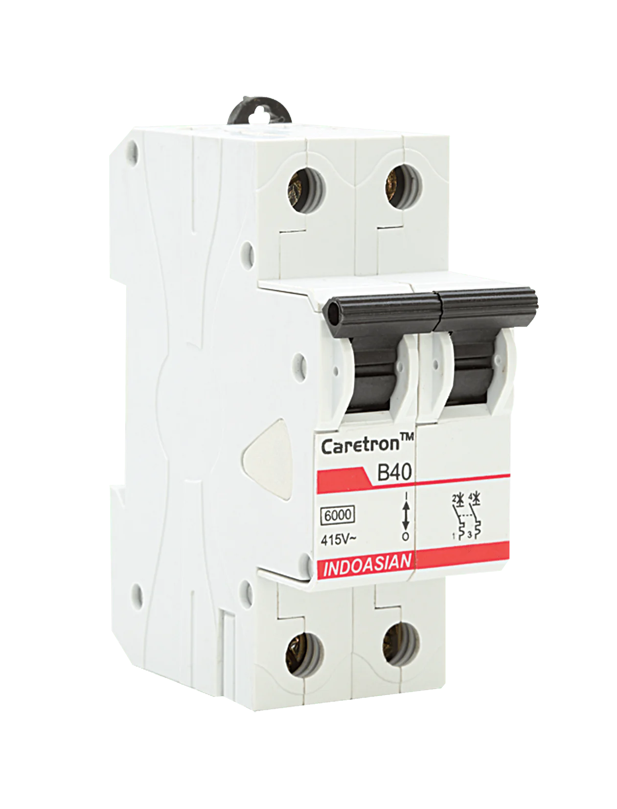 10A DP B Caretron AC MCB Indoasian Image