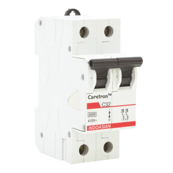 63A DP C Caretron AC MCB Indoasian Image