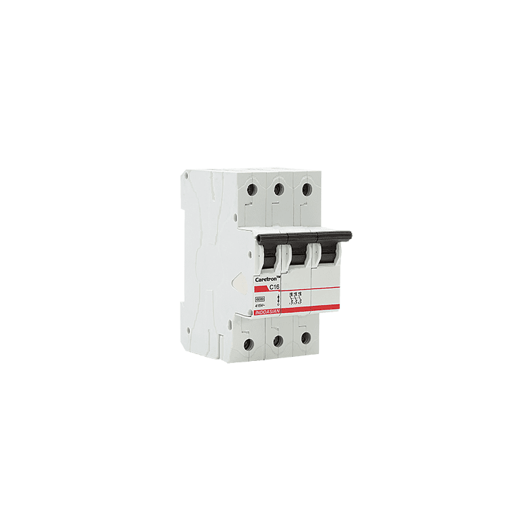 50A TP C Caretron AC MCB Indoasian Image