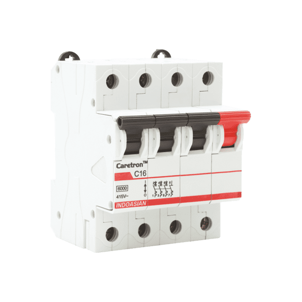 63A TPN C Caretron AC MCB Indoasian Image