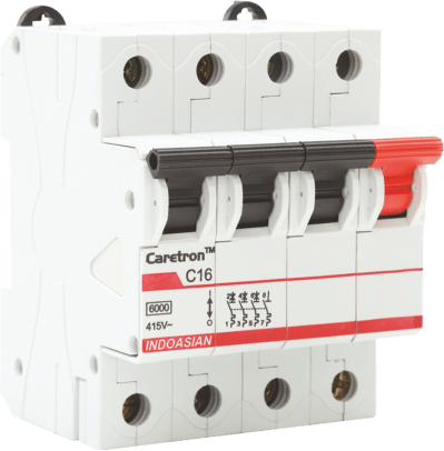 810090.png 63A TPN C Caretron AC MCB Indoasian Image
