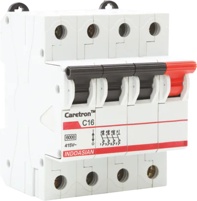 810090.png 63A TPN C Caretron AC MCB Indoasian Image