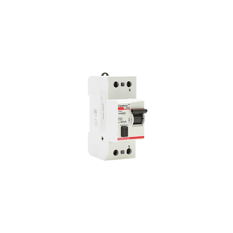 25A 30MA DP Caretron RCCB Indoasian Image
