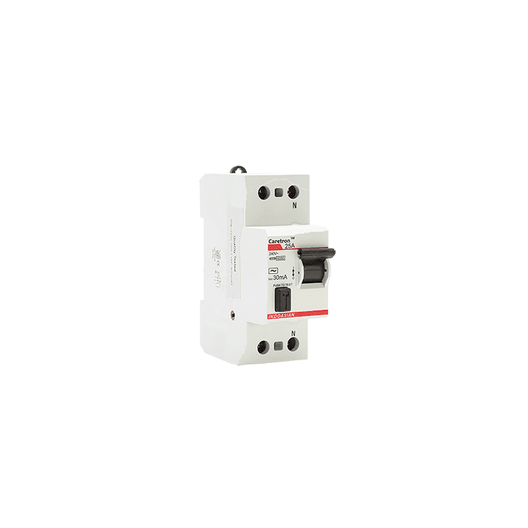 25A 100MA DP Caretron RCCB Indoasian Image