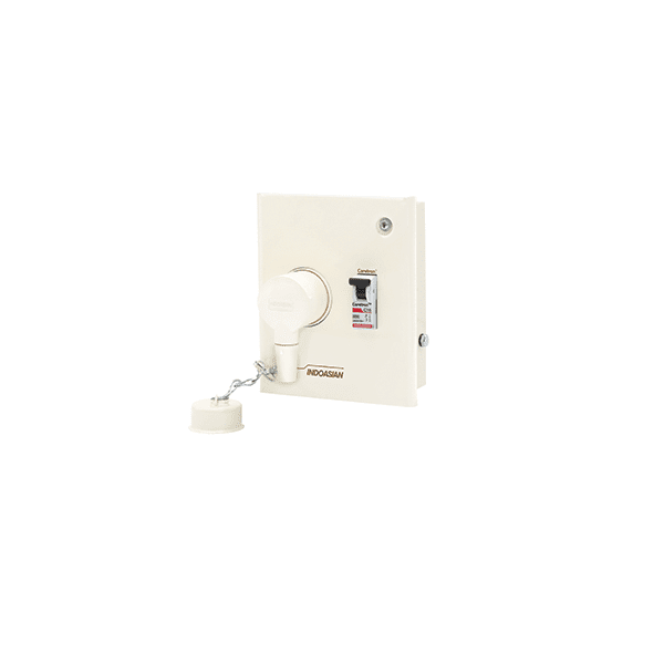 20A DP Caretron Plastic P S Box with MCB Indoasian Image