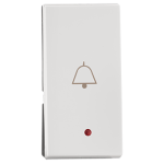 Bell push with bell symbol with indicator 1M Indoasian Image