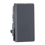 1way switch 16A with indicator Grey Indoasian Image