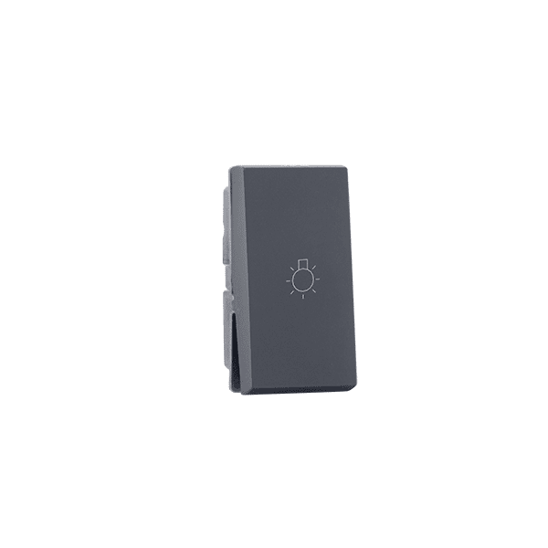 1 way 6A Switch with light marking Grey Indoasian Image