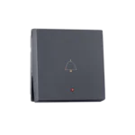 Bell push with bell symbol with indicator 2M Grey Indoasian Image