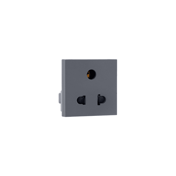 6A socket universal Grey Indoasian Image