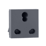 6 16A socket Grey Indoasian Image