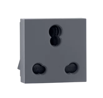 6 16A socket Grey Indoasian Image