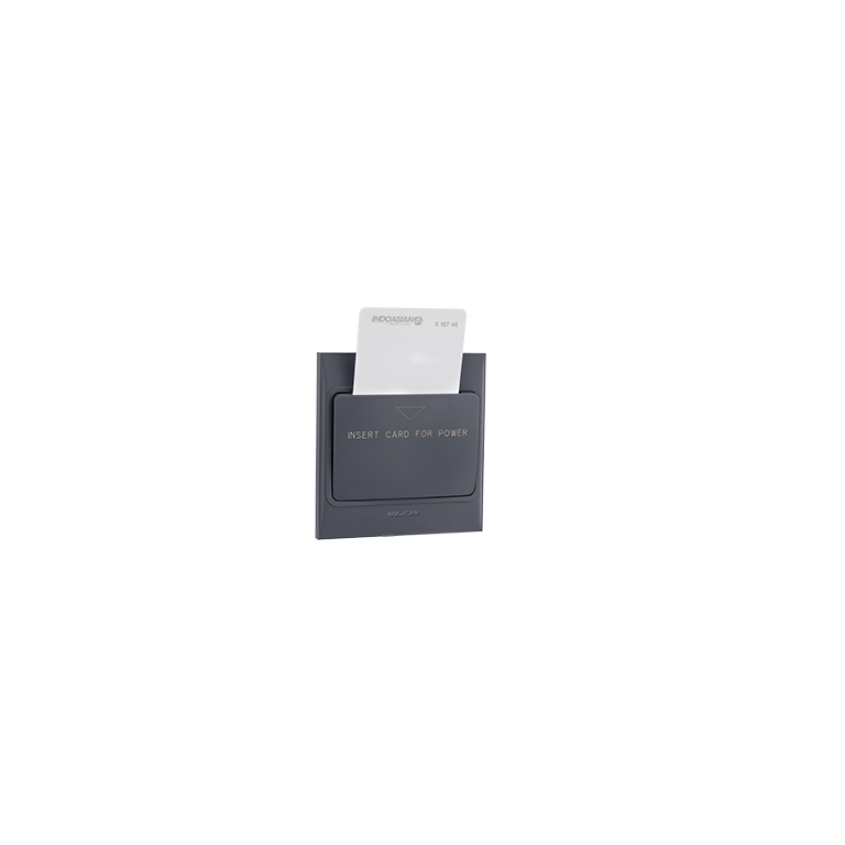 Key card switch 16A and Key FOB Grey Indoasian Image