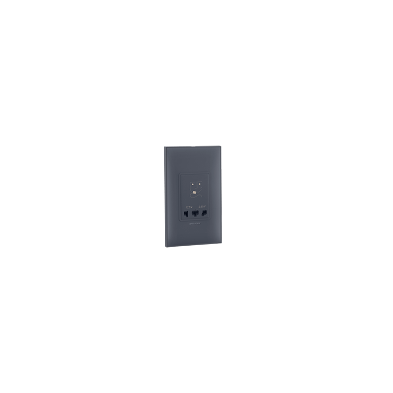 Shaver Socket Grey Indoasian Image