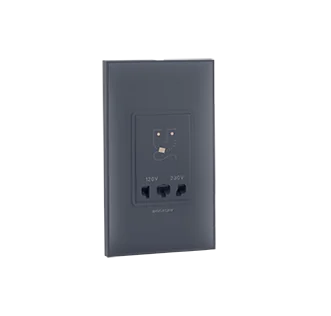 Shaver Socket Grey Indoasian Image