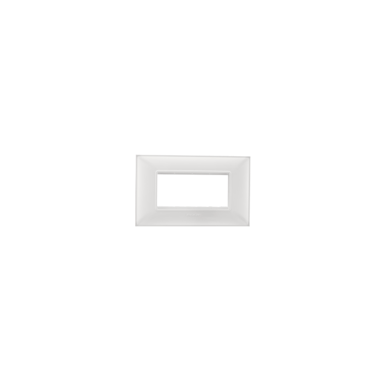 Plate Frame 4 mod White Indoasian Image