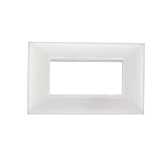 Plate Frame 4 mod White Indoasian Image