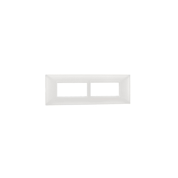 Plate Frame 8 mod White Indoasian Image