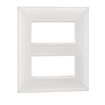 Plate Frame 4 2 mod White Indoasian Image