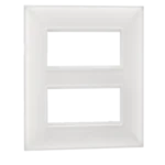 Plate Frame 4 2 mod White Indoasian Image