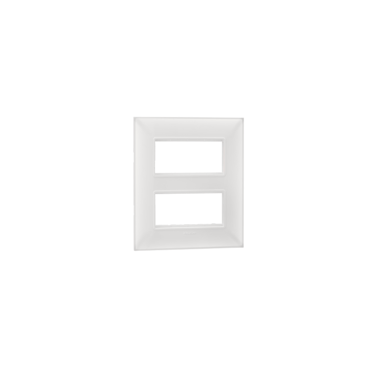 Plate Frame 4 2 mod White Indoasian Image