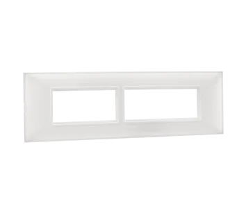 Plate Frame 9 mod White Indoasian Image