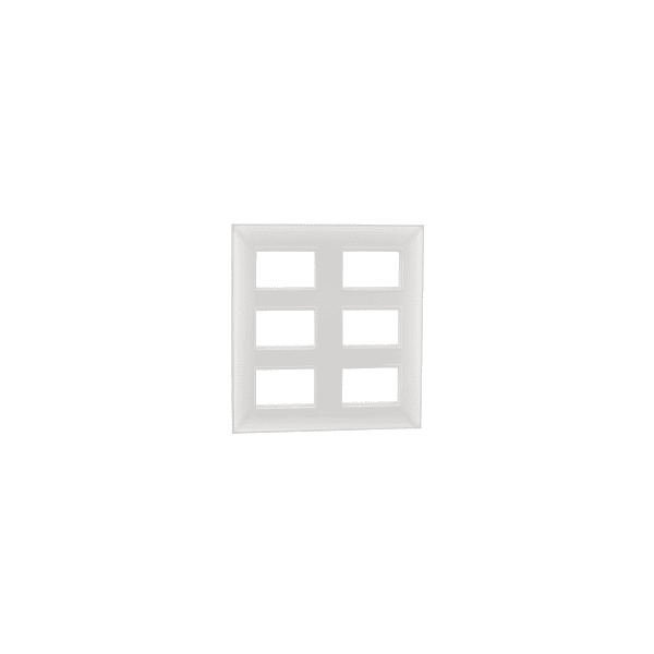 Plate Frame 18 Mod White Indoasian Image