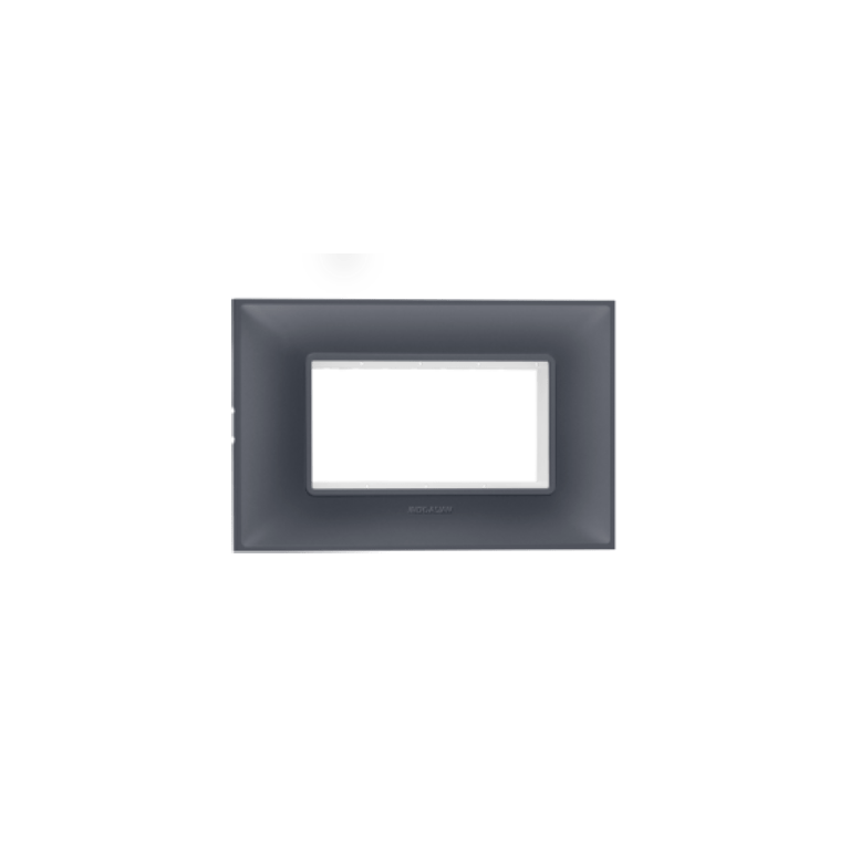 Plate Frame 4 mod Moulded Grey Indoasian Image
