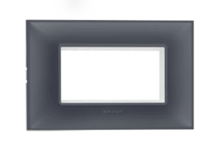 Plate Frame 4 mod Moulded Grey Indoasian Image
