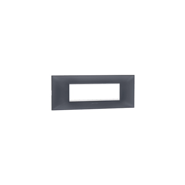 Plate Frame 6 mod Moulded Grey Indoasian Image
