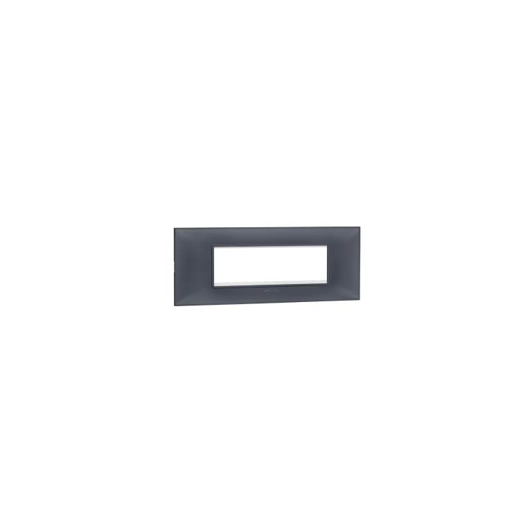 Plate Frame 6 mod Moulded Grey Indoasian Image