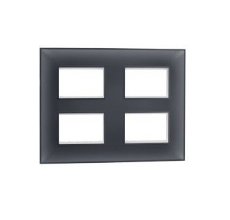 810819.png Plate Frame 12 mod Moulded Grey Indoasian Image