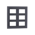 Plate Frame 18 Mod Moulded Grey Indoasian Image