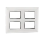 Plate Frame 12 mod Chrome Indoasian Image
