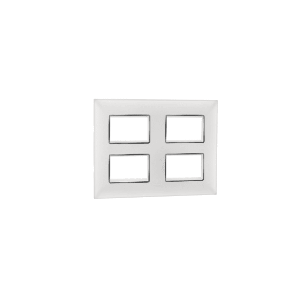 Plate Frame 12 mod Chrome Indoasian Image
