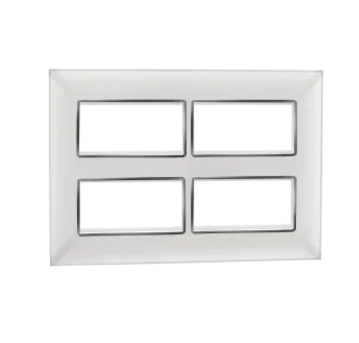 Plate Frame 16 mod Chrome Indoasian Image