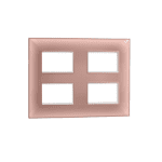 Plate Frame 12 mod Pink Indoasian Image