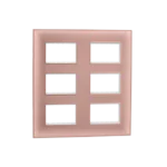 Plate Frame 18 Mod Pink Indoasian Image