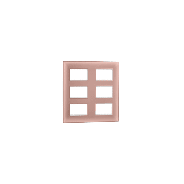 Plate Frame 18 Mod Pink Indoasian Image