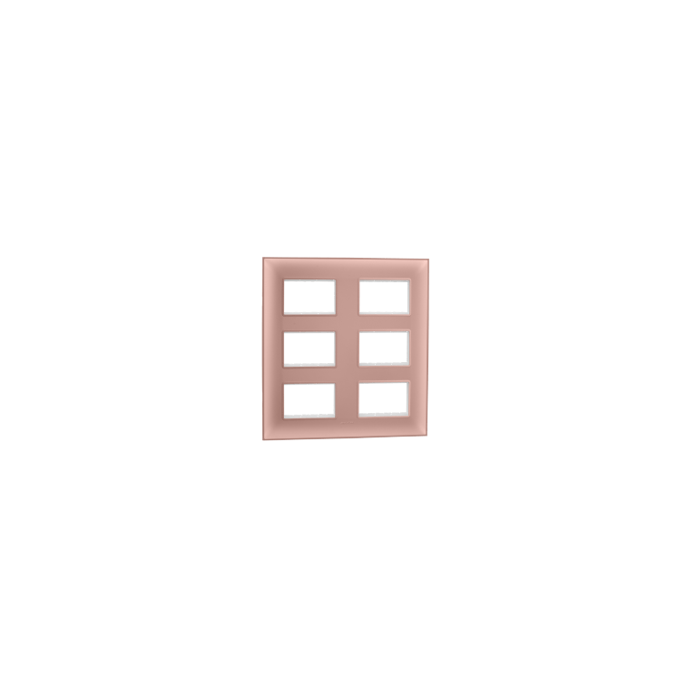 Plate Frame 18 Mod Pink Indoasian Image