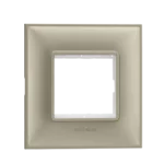 Plate Frame 2 mod Gold Milan Indoasian Image