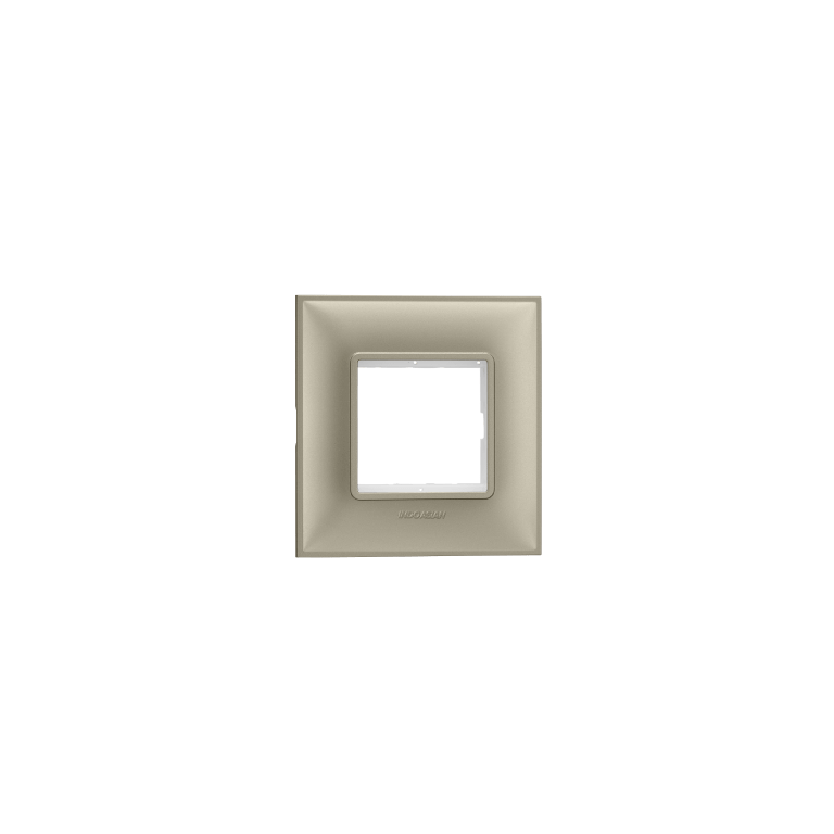 Plate Frame 2 mod Gold Milan Indoasian Image