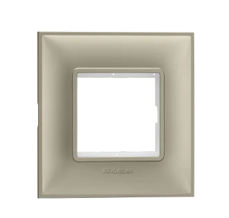 Plate Frame 2 mod Gold Milan Indoasian Image